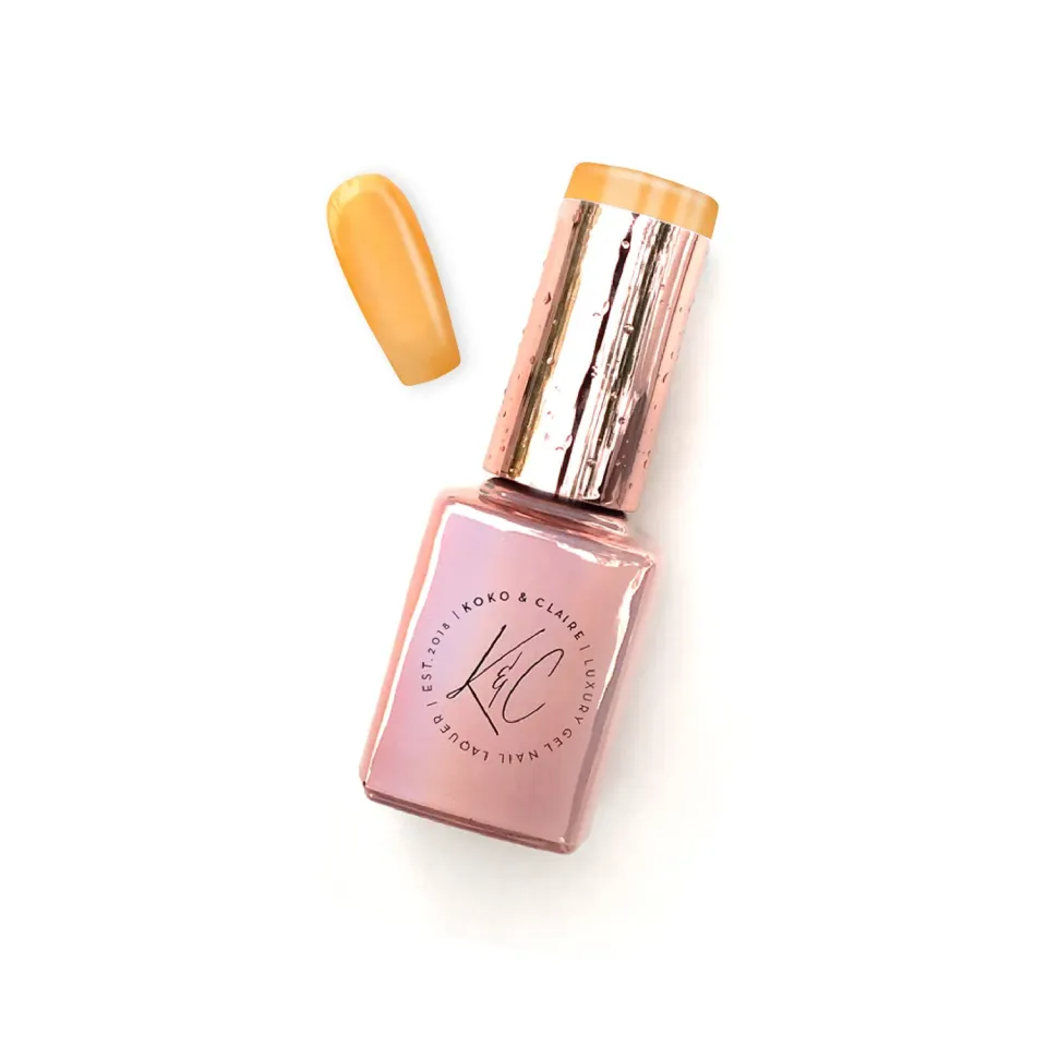 Clear Jelly Stamper KoKo & Claire 0243 Pumpkin Glass gellak orange 12ml sheer