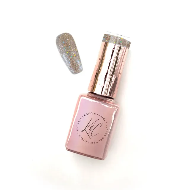 Clear Jelly Stamper KoKo & Claire 0125 Pop the Cork gellak guld 12ml