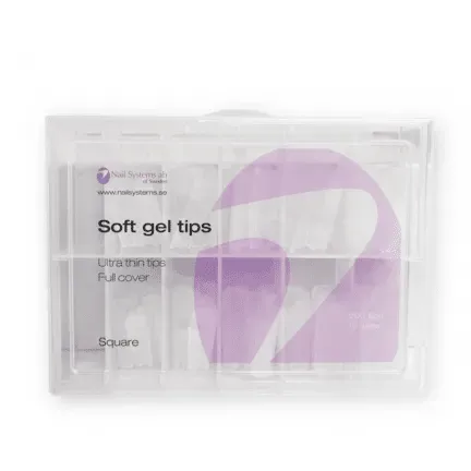 Mline Square fullcover geltips 200 stk soft gel