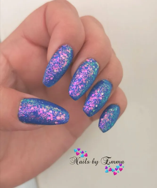 Indigo Nails Beautystones Love neglitter