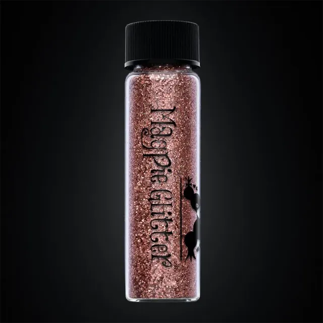 Indigo Nails Peaches glitter til negle fersken