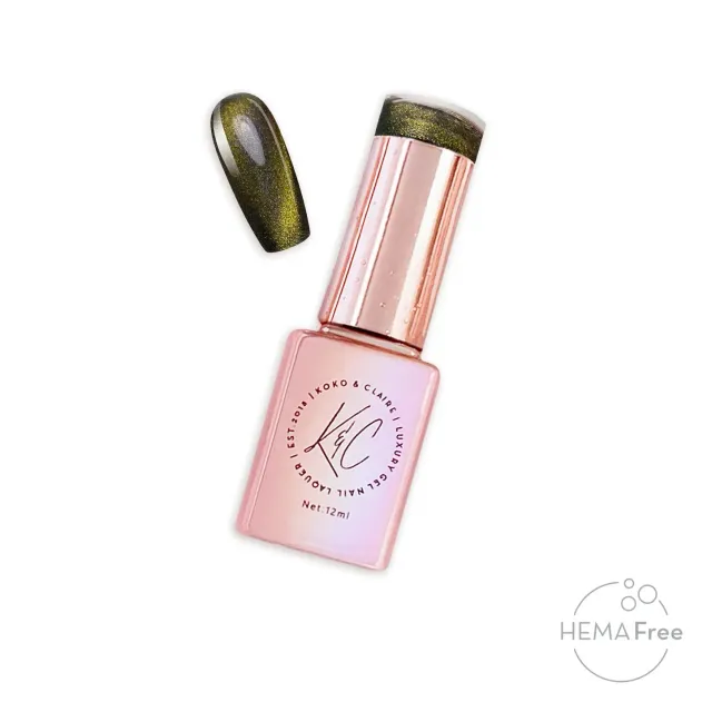 Clear Jelly Stamper KoKo 0560 Enchanted Noir gellak 12 ml cat-eye