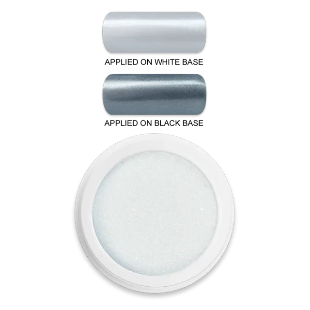 Moyra Shell effect powder Silver effektpulver 1 g perlemor