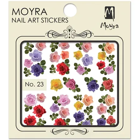 Moyra Nail Art Stickers No. 23 negleklistermærker vand