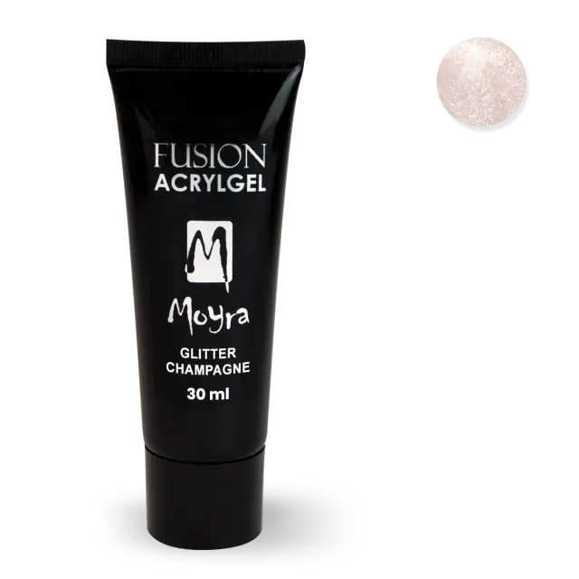 Moyra Fusion Acrylgel Glitter Champagne 30 ml