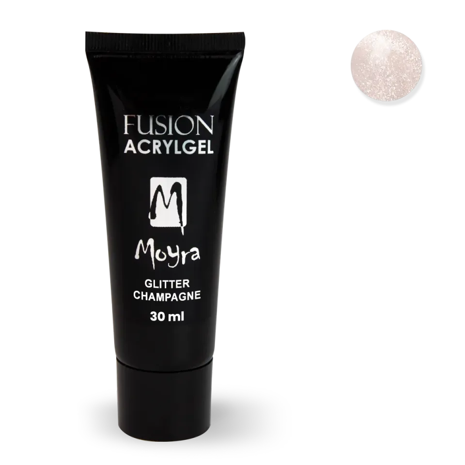 Moyra Fusion Acrylgel Glitter Champagne 30 ml