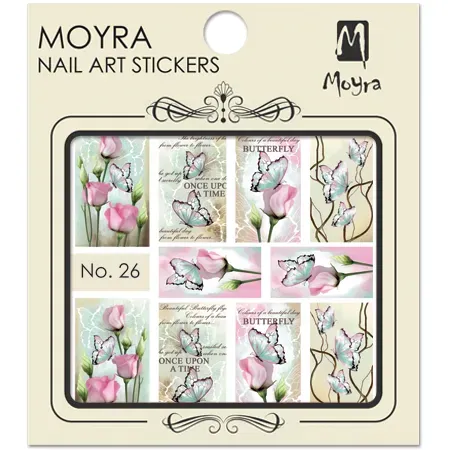 Moyra Nail art stickers No.26 negleklistermærker vand