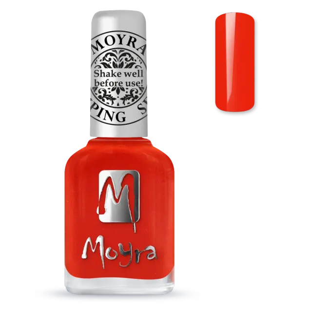Moyra Stamping SP41 Amber Orange neglelak 12 ml orange