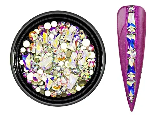 Mline Beauty Rhinestones Mix neglepynt diamanter