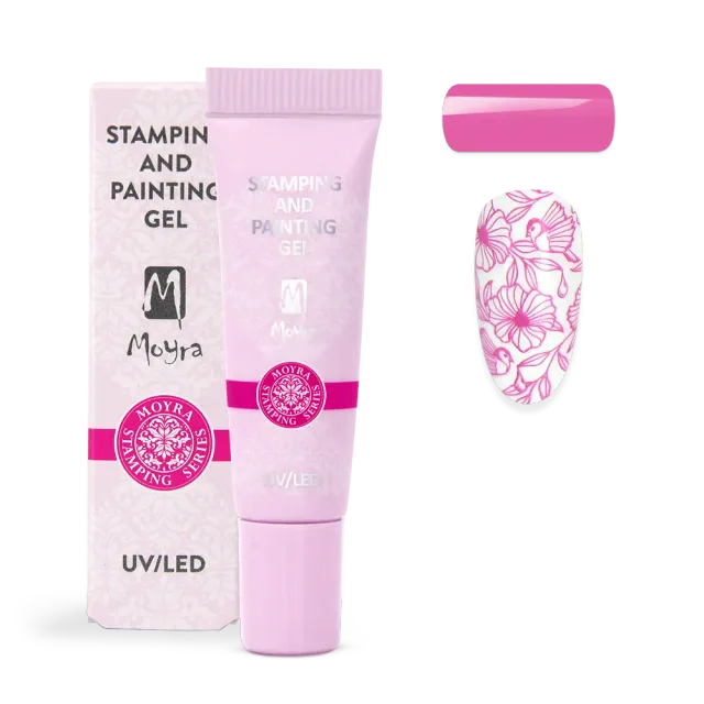 Moyra Stamping Painting Gel No. 03 Pink neglegel 7 g pink
