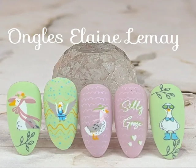 Clear Jelly Stamper CJS-396 Silly Goose stamping plade påske