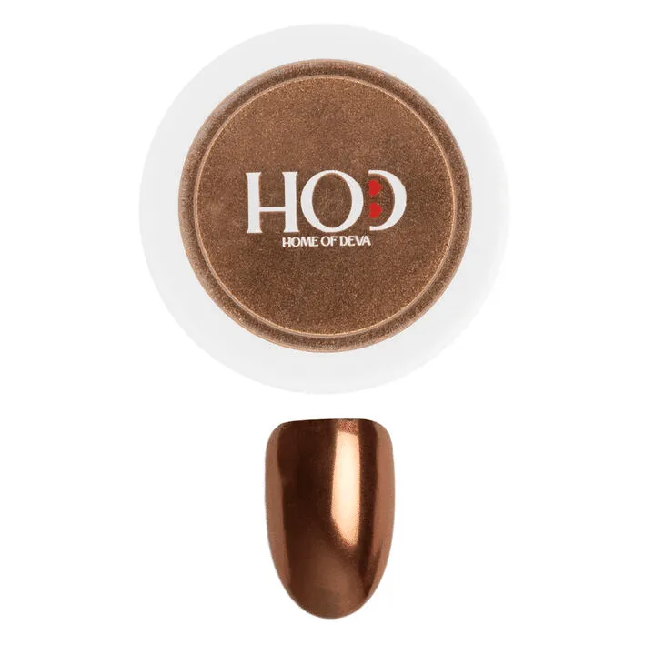 Mline Beauty Chrome Bronze krompulver negle bronze