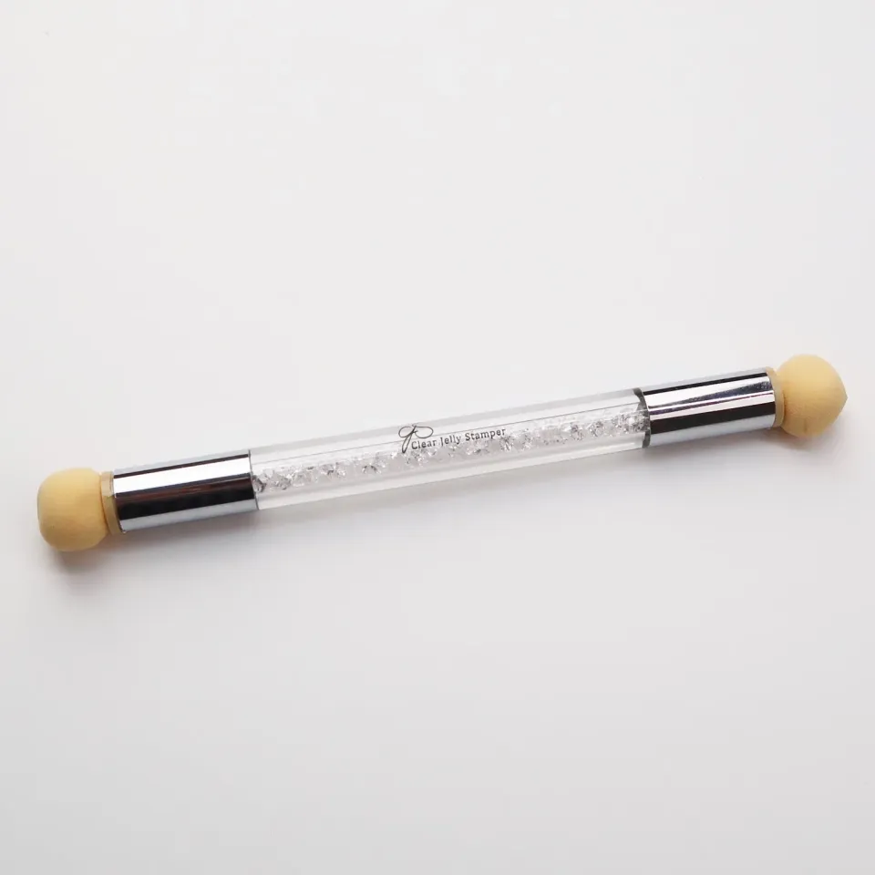 Clear Jelly Stamper Double Ended Sponge Wand ombre 6 tips