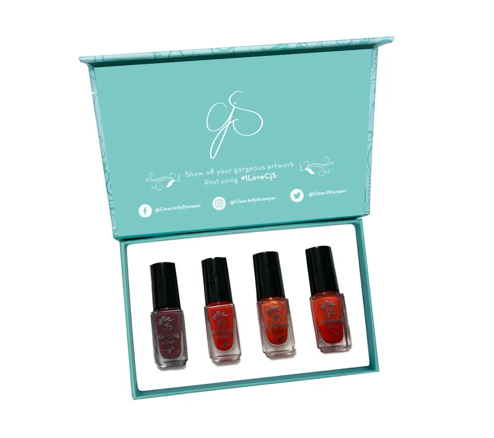Clear Jelly Stamper Orange Mash Up stamping sæt 4x5 ml orange