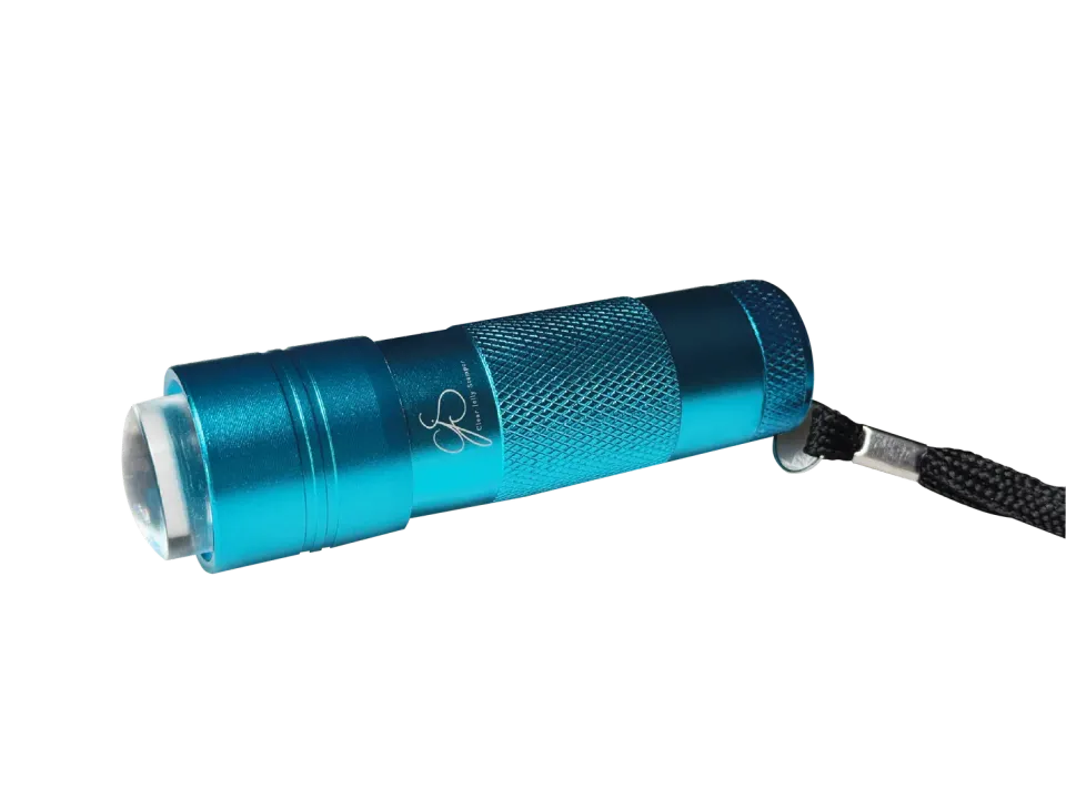 Clear Jelly Stamper LED Mini Flash-Cure Light lampe teal