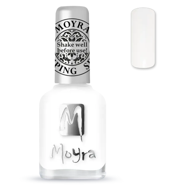 Moyra Stamping SP07 neglelak 12 ml hvid dækkende