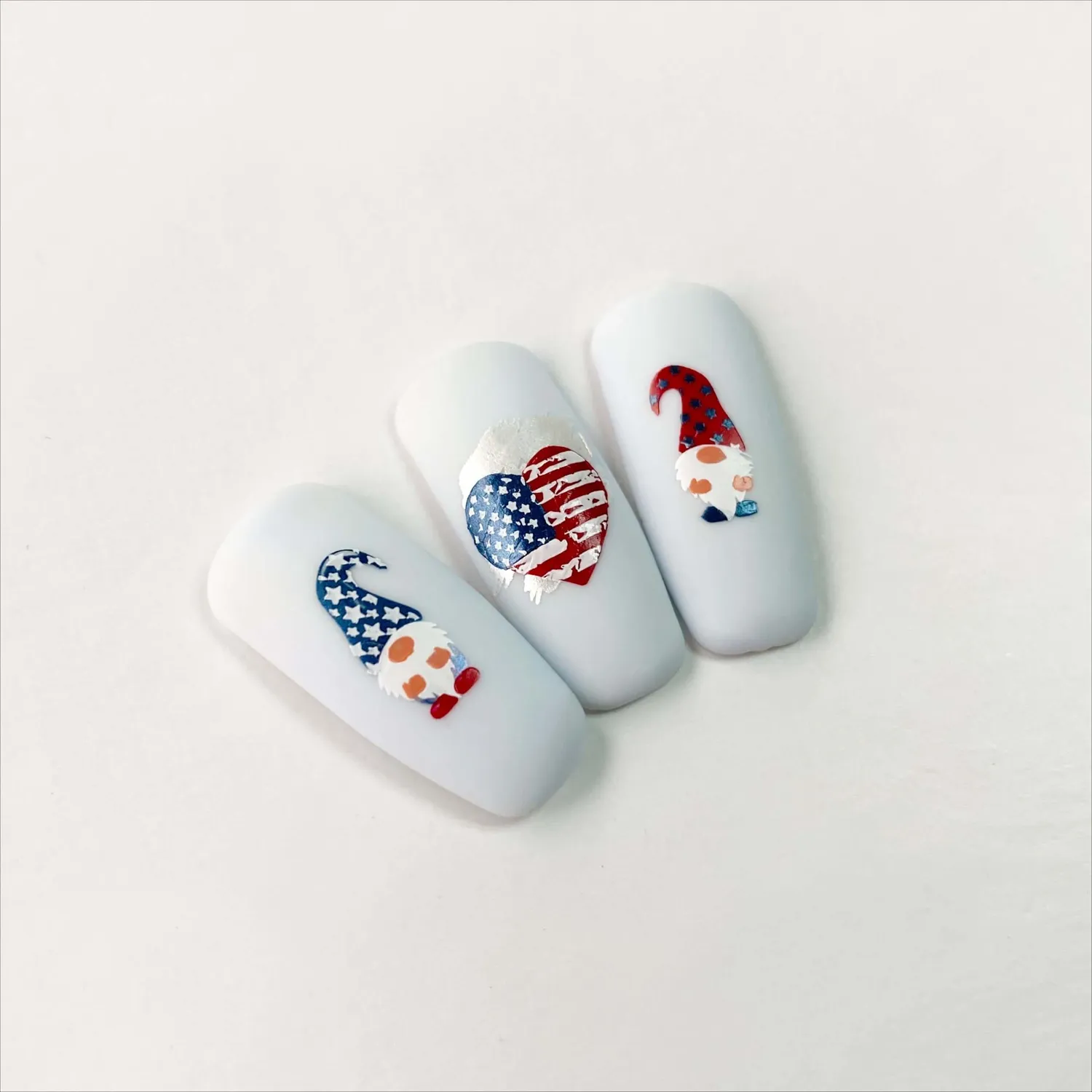Clear Jelly Stamper Fourth of July CjS-255 stamping plade flag
