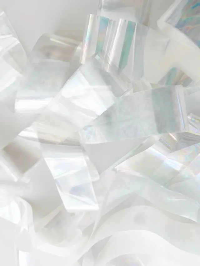 Clear Jelly Stamper Collection 5 Holo neglefolie 10x100 cm