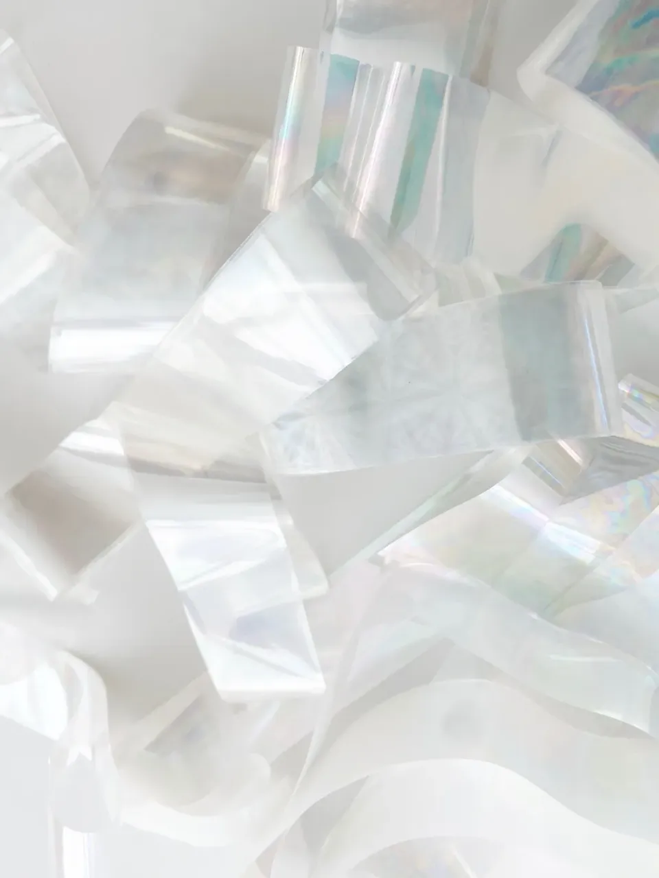 Clear Jelly Stamper Collection 5 Holo neglefolie 10x100 cm