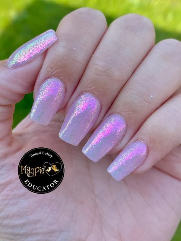 Indigo Nails Penelope Glitter negleglitter lyserød