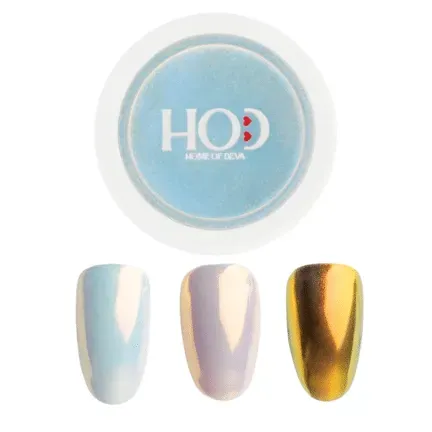 Mline Beauty Aurora 7 Gold nordlys neglepudder