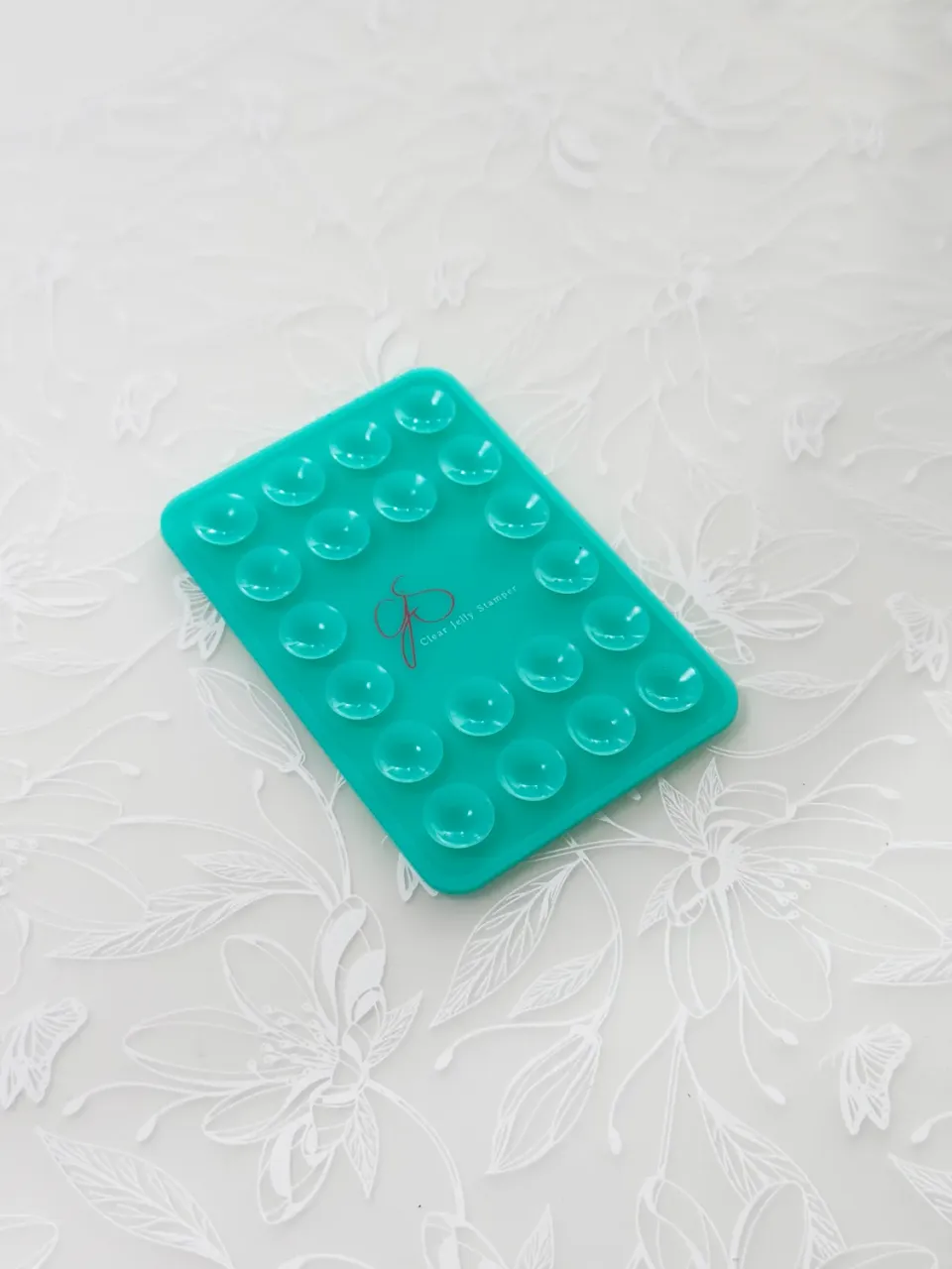 Clear Jelly Stamper CjS silikone mobilholder aqua sugekop