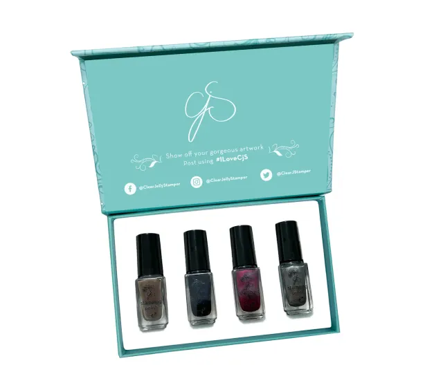 Clear Jelly Stamper Midnight Soiree stampinglak sæt 4x5 ml