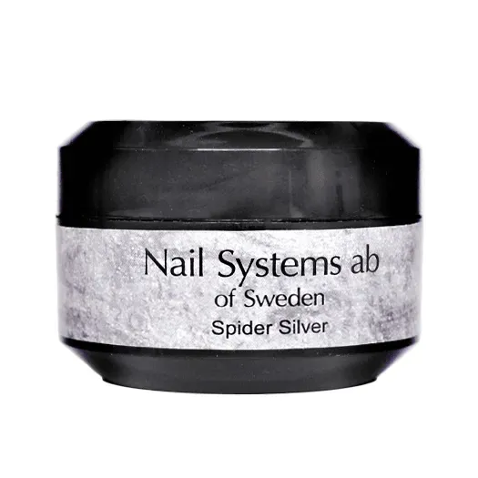 Mline Beauty Spider Silver spider gel 15 ml sølv