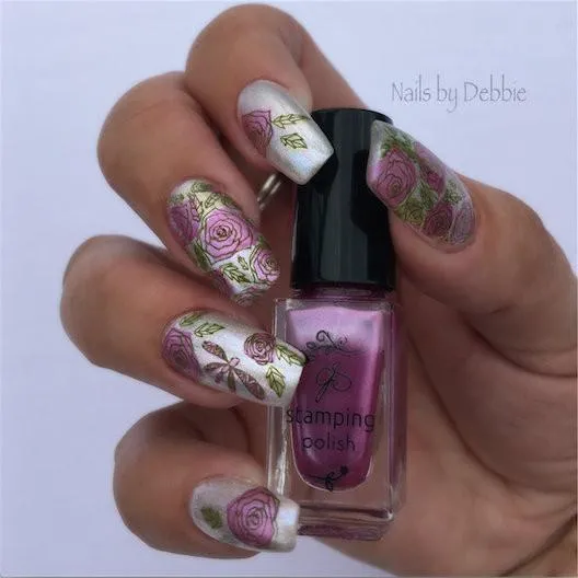 Clear Jelly Stamper CjS-37 Peacocks Garden stempelplade