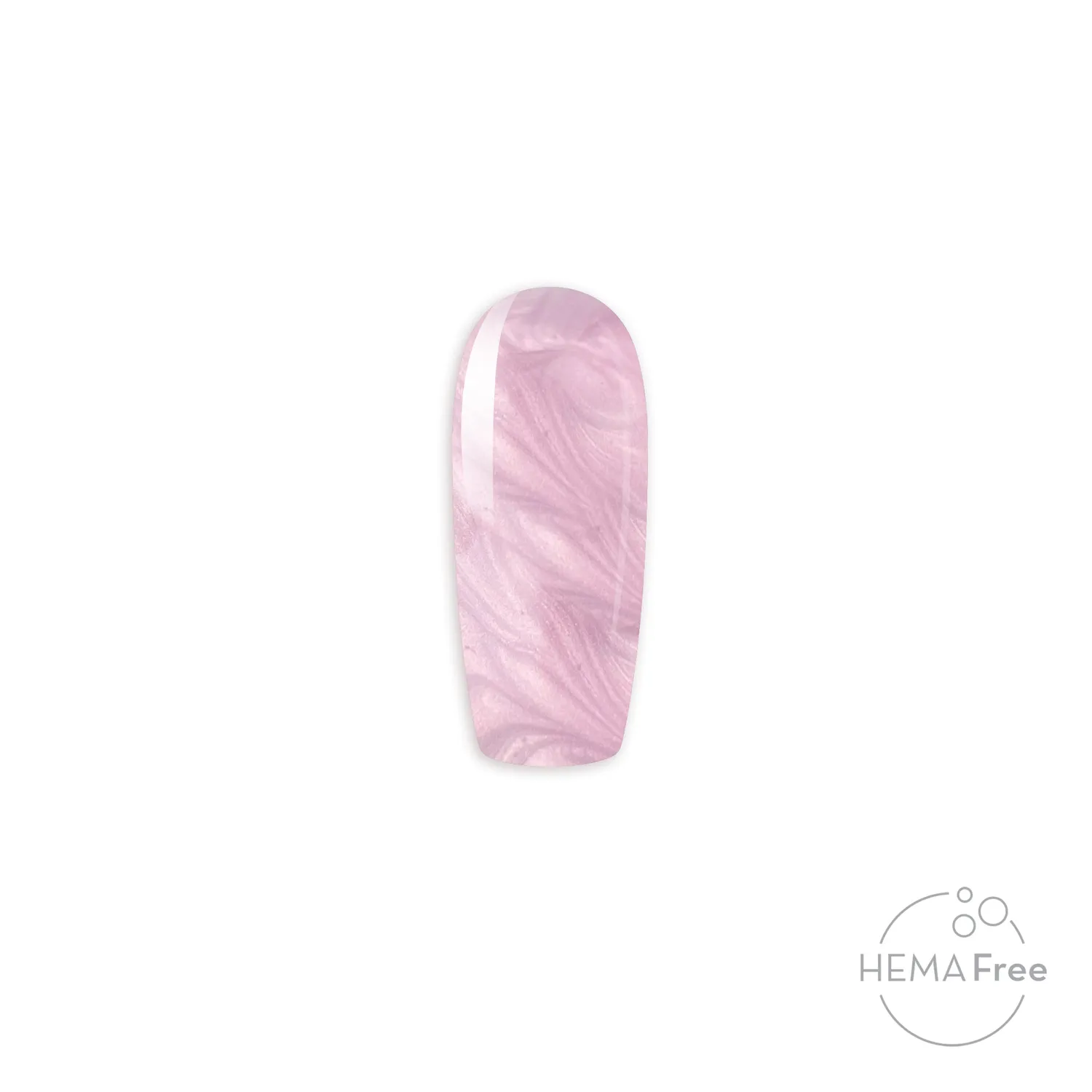 Clear Jelly Stamper KoKo & Claire 0562 Rosy Veil gellak lyserød hema-fri