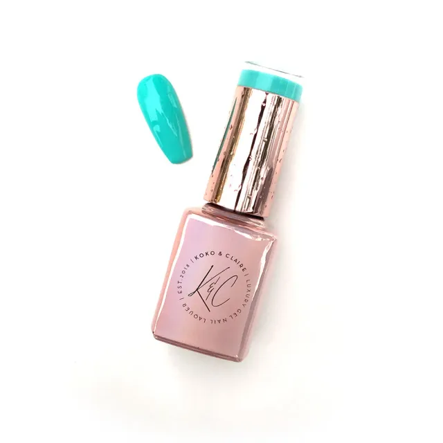 Clear Jelly Stamper KoKo & Claire 0101 Teal Sorbet gellak teal