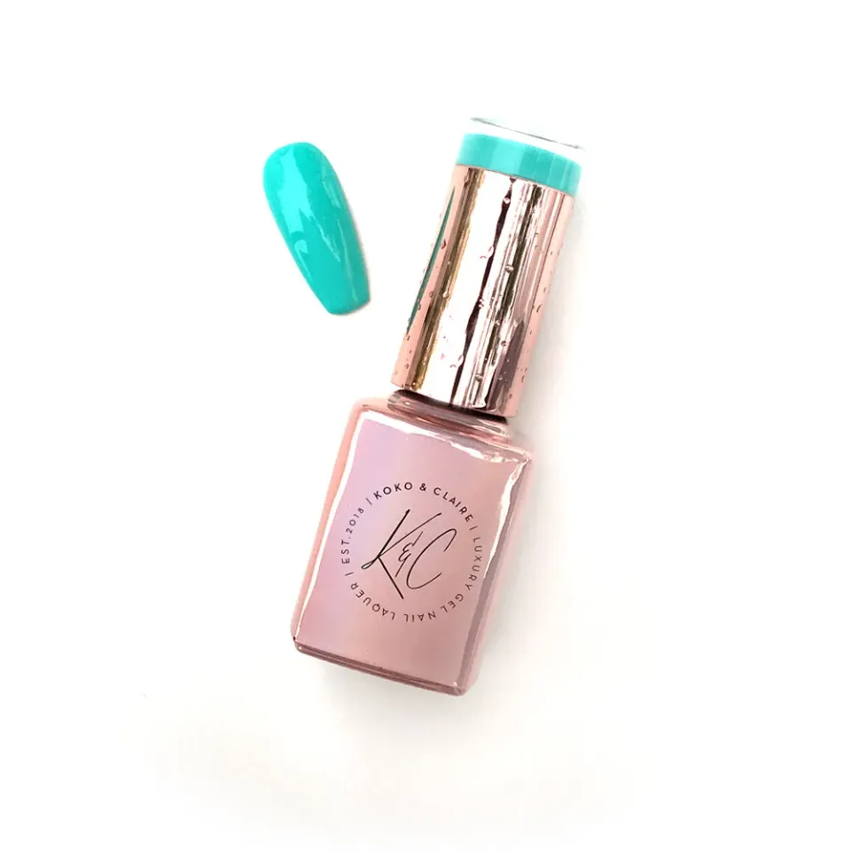 Clear Jelly Stamper KoKo & Claire 0101 Teal Sorbet gellak teal