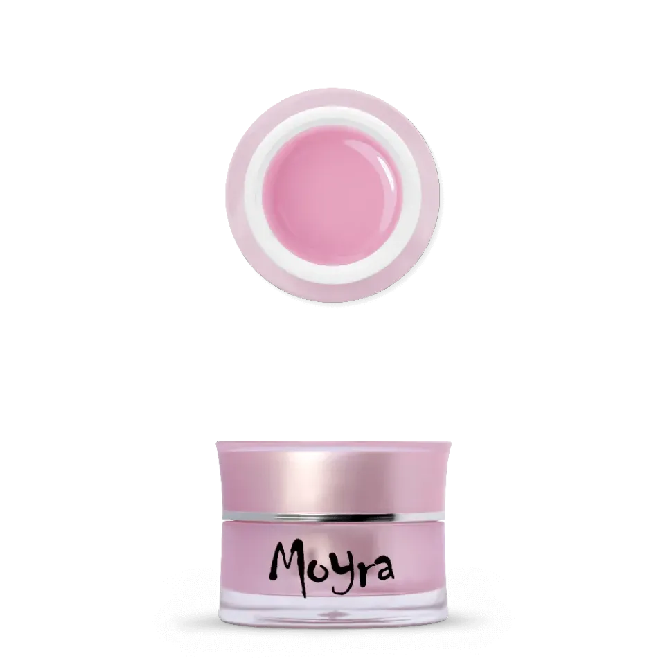 Moyra French Pink builder gel naturlig pink tynd