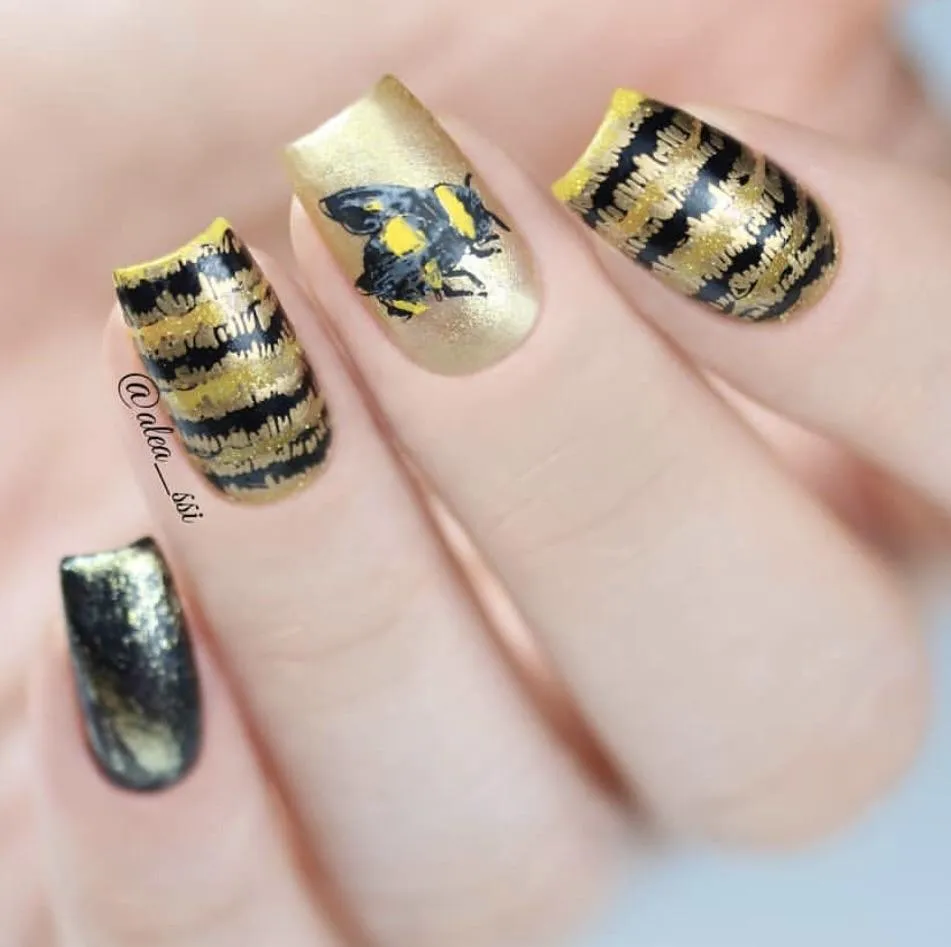 Clear Jelly Stamper CjS-68 Save the Bees stamping plade