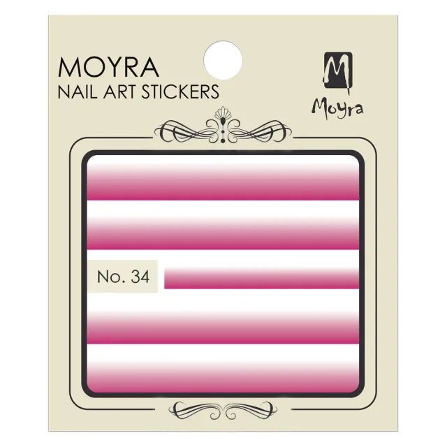 Moyra Nail art stickers No. 34 negleklistermærker vanddecals