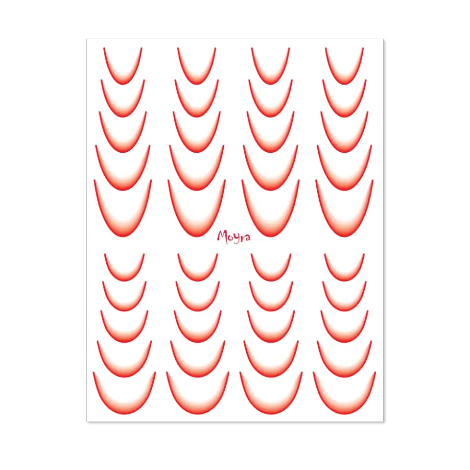 Moyra Ombre No.06 Red vandmærker 8x10 cm