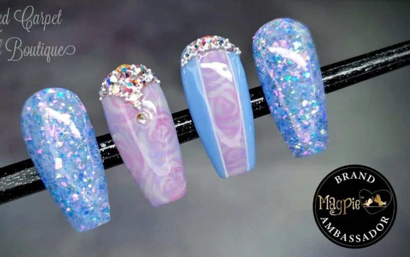 Indigo Nails Linda Glitter negleglitter fint korn
