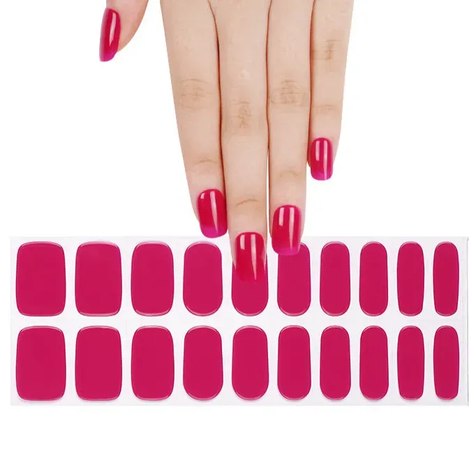 Clear Jelly Stamper Gel-ly Wraps 311 neglewraps fuchsia pink 20 stk