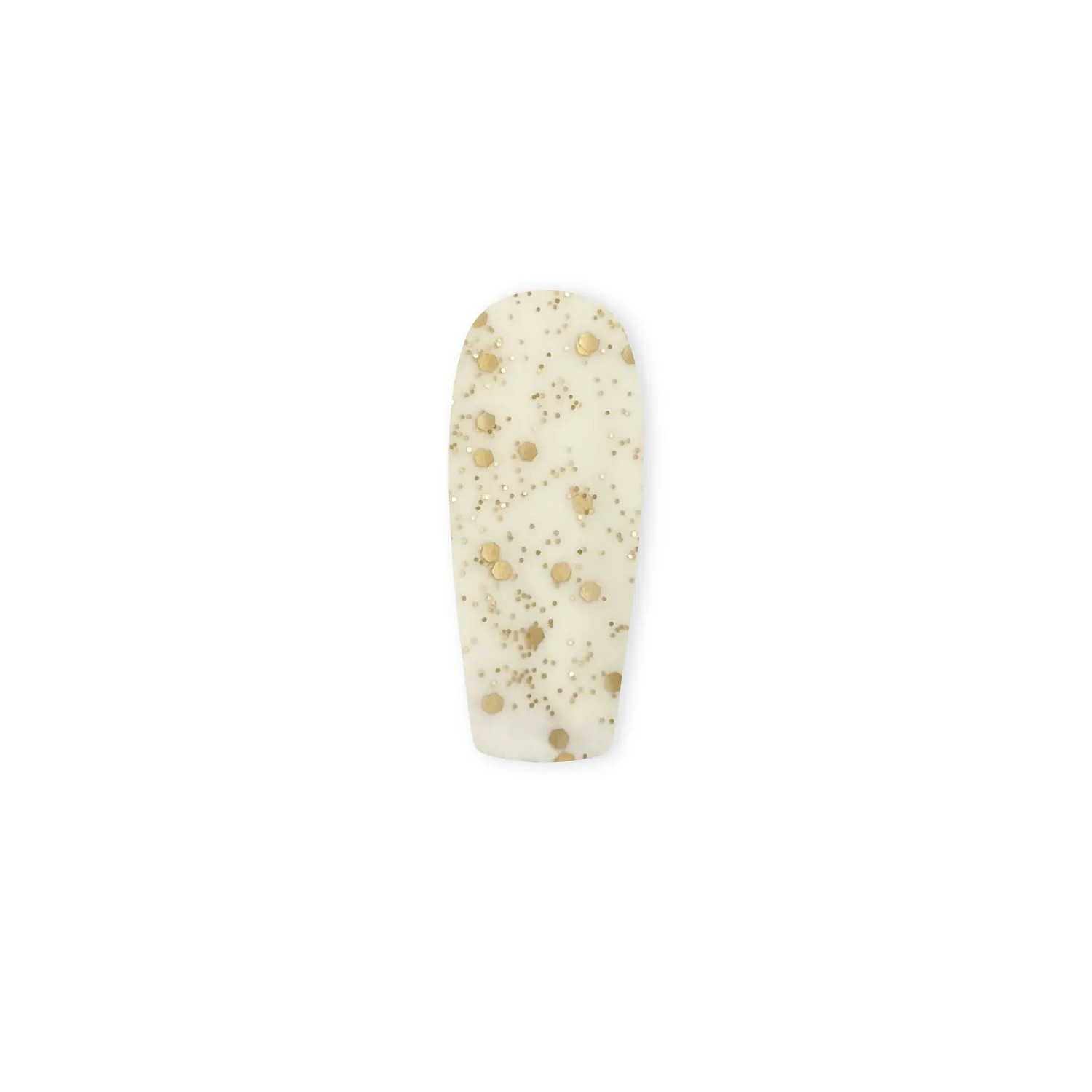 Clear Jelly Stamper KoKo & Claire Velvet Multi Confetti Gold gellak mat 12 ml