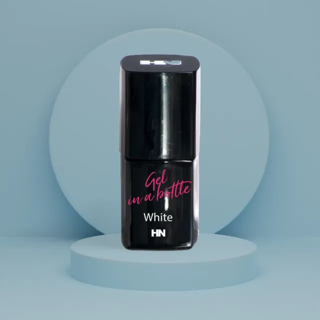 Nail Supply Gel in a Bottle Streich UV gel White 10g hvid