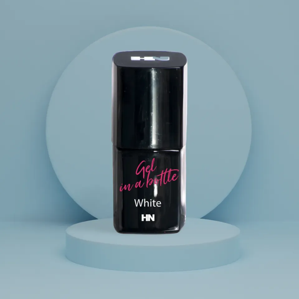 Nail Supply Gel in a Bottle Streich UV gel White 10g hvid