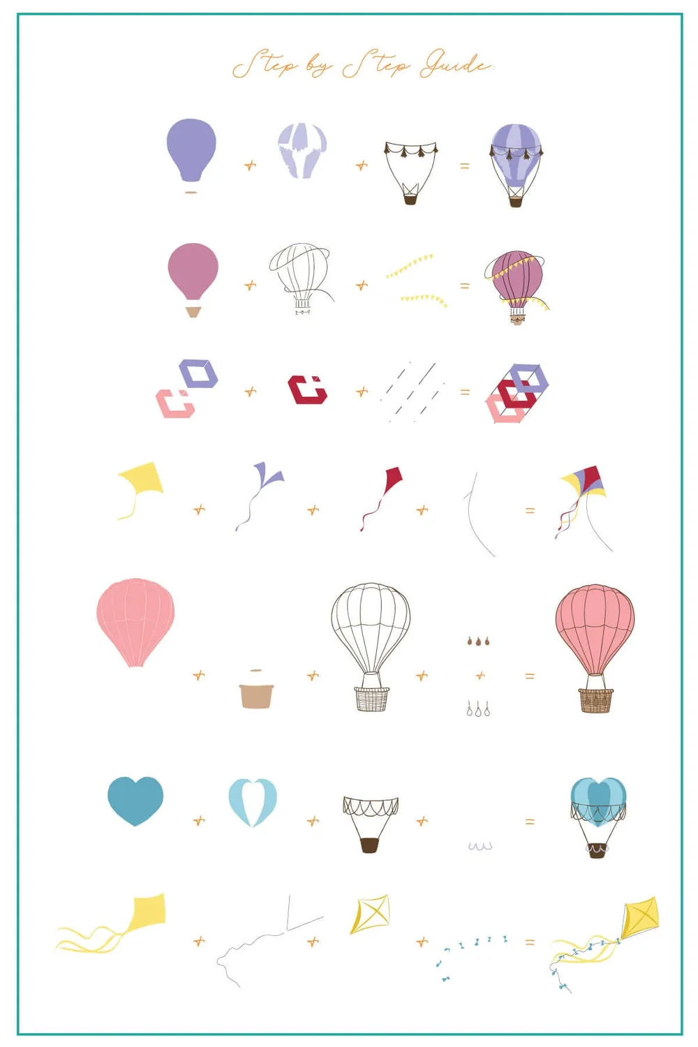 Clear Jelly Stamper CjS-354 Up, Up, and Away stamping plade