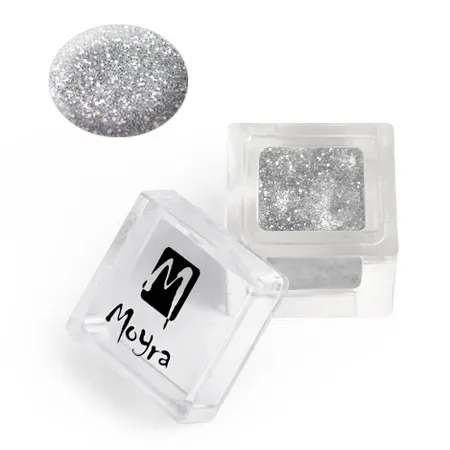 Moyra Colour Acrylics akrylpulver 106 Silver Shimmer 3,5 g