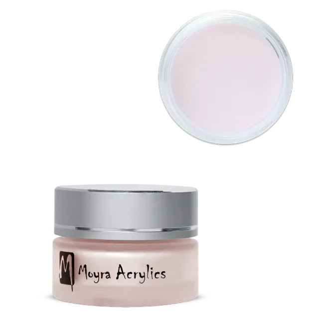 Moyra Soft Pink akrylpulver lyserød naturlig