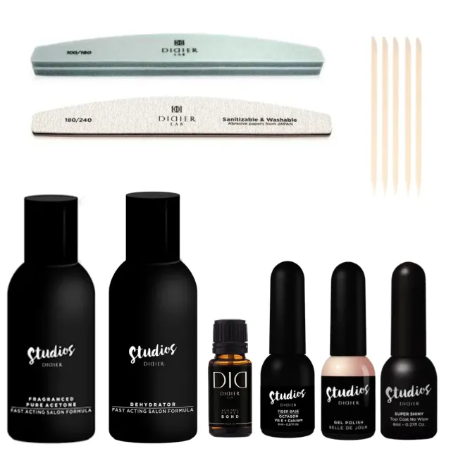 Didier Lab Manicure Startkit startsæt 8 dele