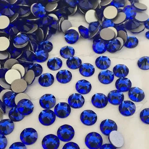 Beautystones Majestic Blue neglekrystaller flad bund
