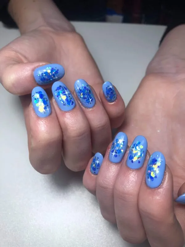Indigo Nails Beautystones Delilah Hexagons neglepynt sekskantet