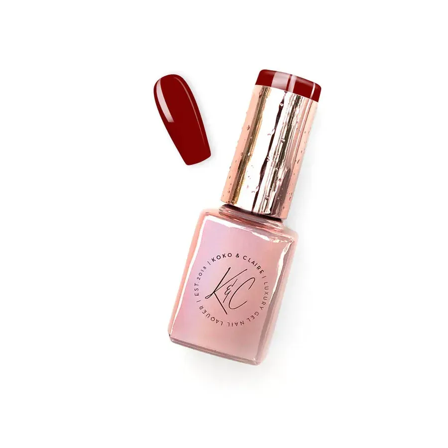 Clear Jelly Stamper KoKo & Claire 494 Lava Red builder gel 12ml rød
