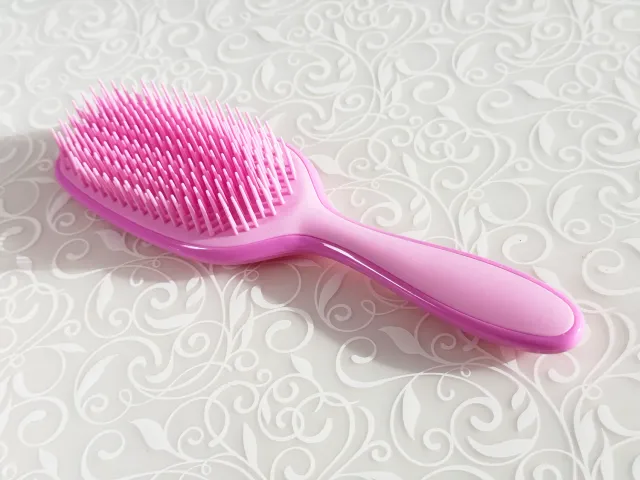 Clear Jelly Stamper Detangle hårbørste pink