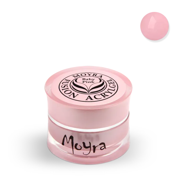 Moyra Fusion Baby Pink akrylgel 5 g lugtfri